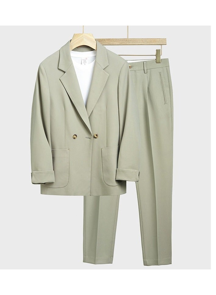 KUYING New Fashionable Casual Men's Suit Set  - Image 1