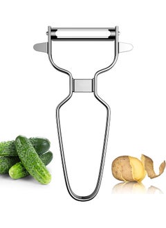 HS Stainless Steel Peeler For Vegetables And Fruits Vegetable Peeler Potato peelers Easy To Peel And Clean Premium Stainless Steel Peelers For Kitchen For Veggie Carrot Fruit  - Image 1