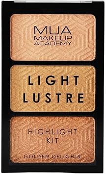 MUA Light Lustre Highlight Kit 9g Golden Delights - Image 1