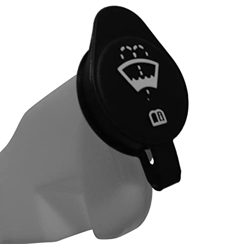 TRQ Windshield Washer Reservoir Tank Bottle w/Cap Compatible with Cadillac GMC Chevy - Image 3