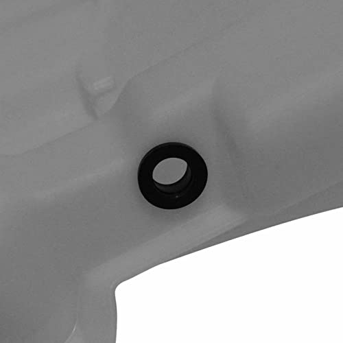 TRQ Windshield Washer Reservoir Tank Bottle w/Cap Compatible with Cadillac GMC Chevy - Image 4