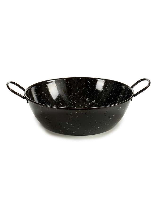 Black Deep Enameled Steel Frying Pan 28, Spain - pzsku/ZC132FCA8CE9E2C320112Z/45/_/1678342182/3c9b9fa0-f0ec-4e8d-8176-e75c9b8d62fb