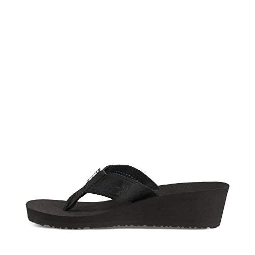 Teva Women's Mush Mandalyn Wedge 2-W,Motif Black,5 M US - Image 3