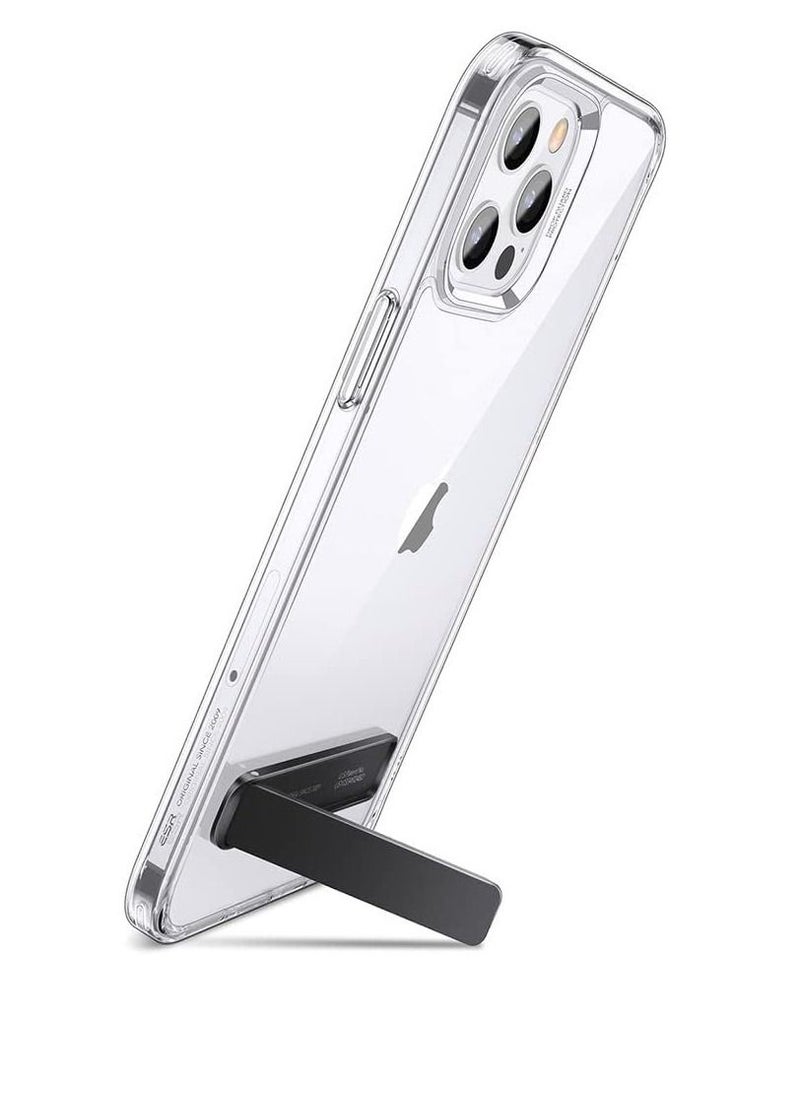ESR - Boost Phone Kickstand Vertical and Horizontal Stand Adjustable Angle Compatible with All iPhone 14 And iPhone 13 And 12 Series Black - Image 1