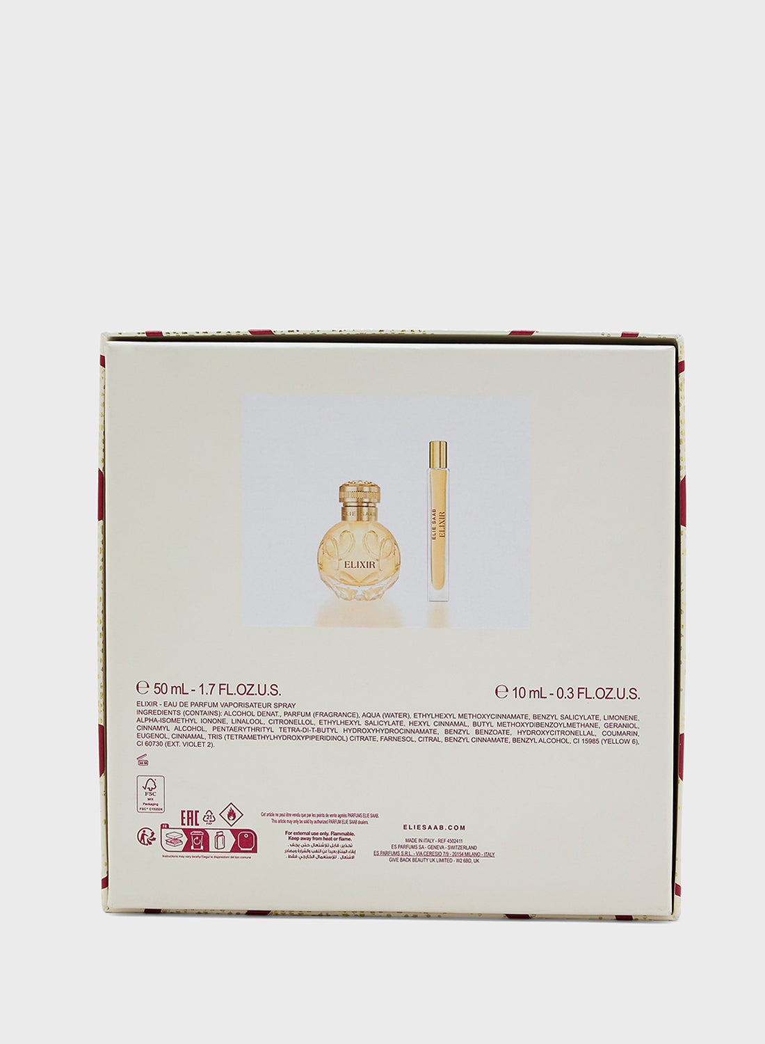 إليكسير مجموعة السفر المزدوجة أو دو بارفان