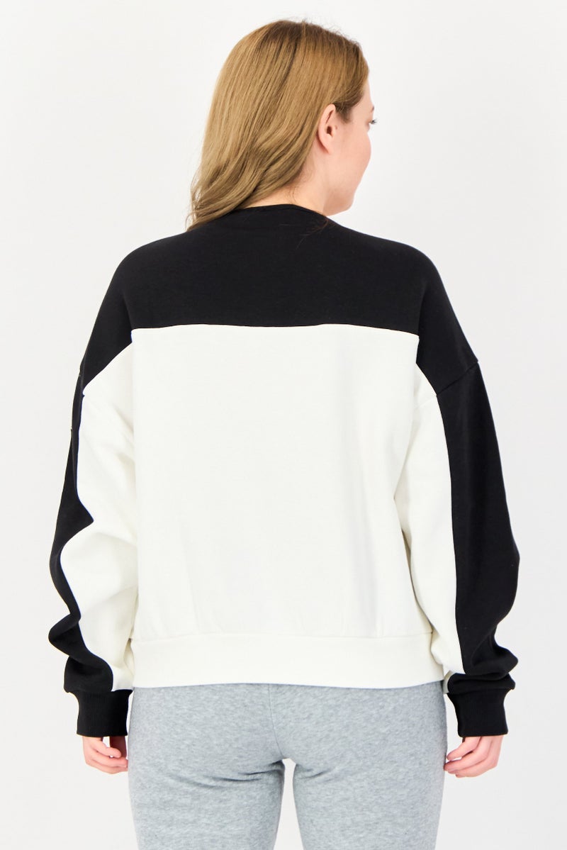 Reebok Women Sportswear Fit Long Sleeve Outdoor Sweatshirt, Multicolor - Image 3