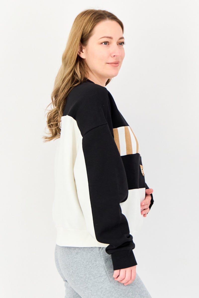 Reebok Women Sportswear Fit Long Sleeve Outdoor Sweatshirt, Multicolor - Image 2