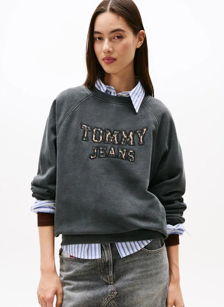 Graphic Crew Neck Sweatshirt