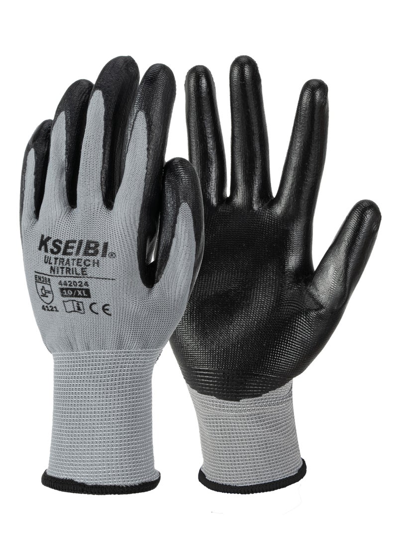 KSEIBI Nitrile Gloves (L-XL-XXL), For Professional, Industrial, And Personal, Durable, Puncture-Resistant, Chemical-Resistant, Protective, Industrial Gloves, Safety Gloves, For Handling Toxic Substances. - Image 1
