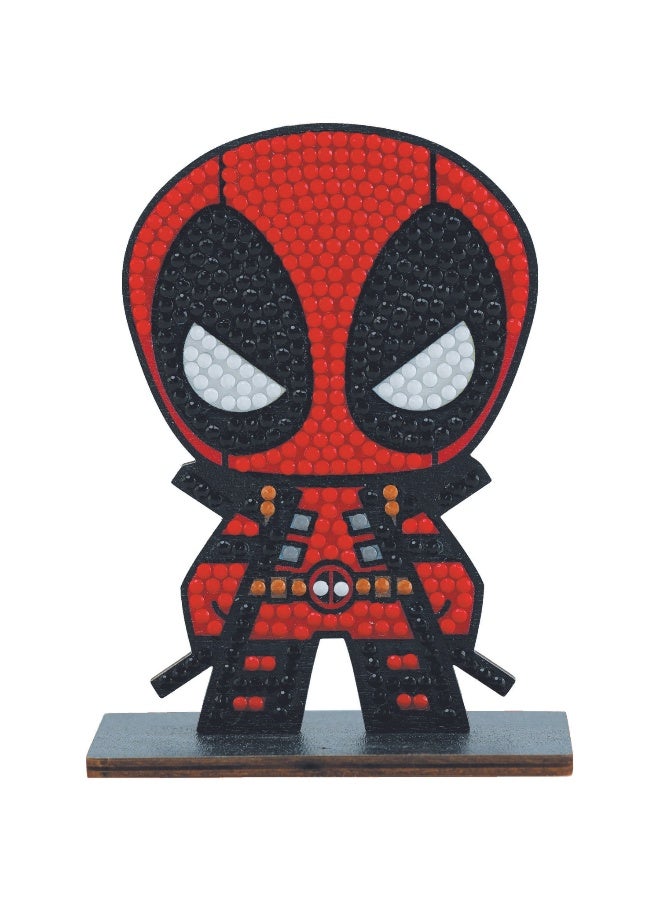 Craft Buddy Craft Buddy Series 1 Marvel Deadpool Crystal Art Buddies Diamond Painting Kit - Image 1