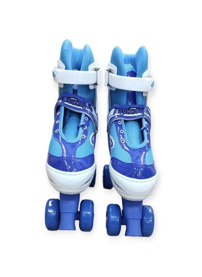 SPORT Skates  shoes 4 Wheel Outdoor Sports 3 Size Medium ( 35-38) Blue  - Image 4