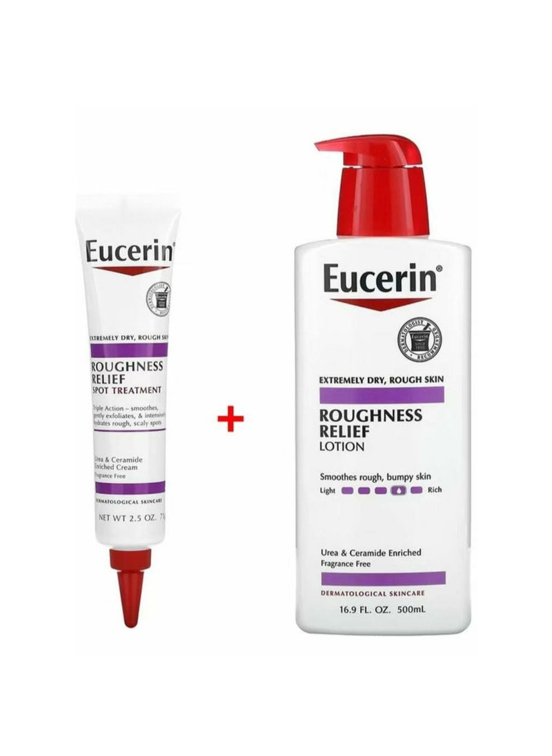 Eucerin Set of Eucerin lotion for roughness and dryness and peeling cream spots with urea 