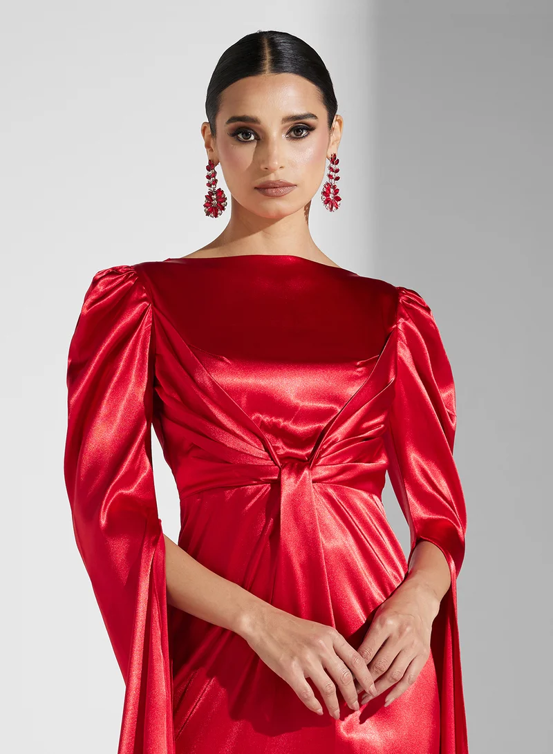 Golden Apple Red Maxi Dress