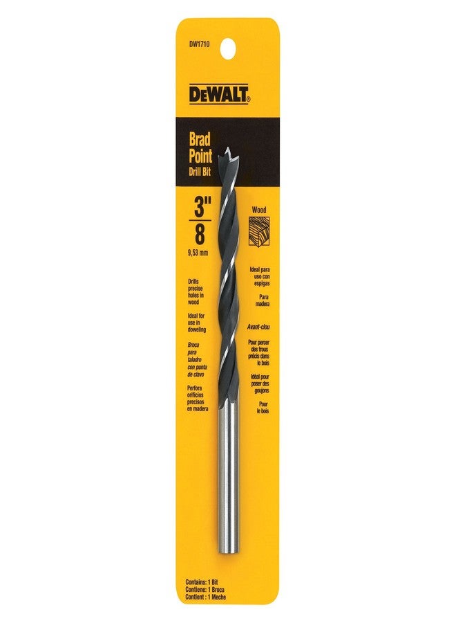 DEWALT DW1710 3/8-Inch Brad Point Bit - Image 1