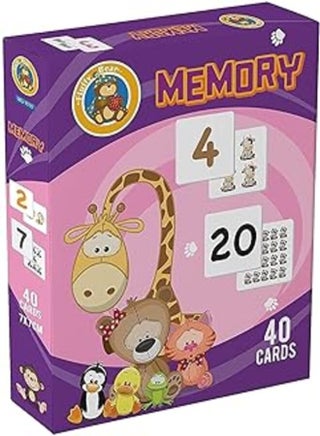 Fluffy Bear MG-1010 Animals and Numbers Shaped Memory Game for Kids - 40 Cards - pzsku/ZC13397C0DB128C76D3F8Z/45/_/1718536421/cc64554b-2897-417e-9481-3aa461e8b909