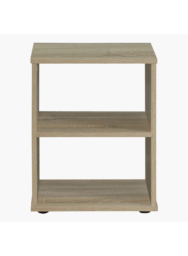 Home Box Oasis Olive Open Shelves Nightstand 29.8x52.4x40 cm  - Image 2