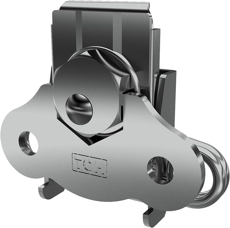 TCH Hardware - Medium Surface-Mount Rotary Twist Catch, Silver - 501-583800 - Image 1