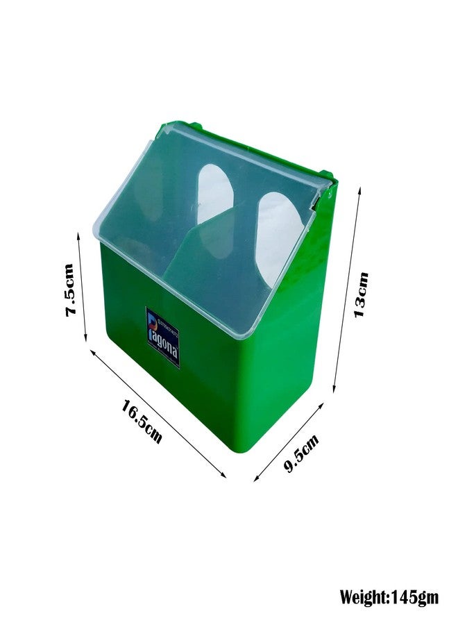 Pagona Plastic, 16.5 Cm, 13 Cm, 9.5 Cm Double Hole Pigeon Feeder Hanging Type Feeder Cup In Clamp Cage Out Side Suitably To Pigeon And Medium Size Birds (Pack Of 1) - Image 4