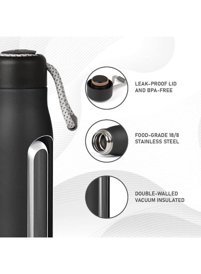 Stainless Steel Vacuum Insulated Water Bottle – 550 ml - Image 5