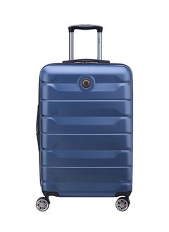 DELSEY Air Armour Medium Expandable Hard Trolley Case 26.7 Inch Blue  - Image 1