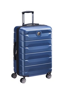 DELSEY Air Armour Medium Expandable Hard Trolley Case 26.7 Inch Blue  - Image 2
