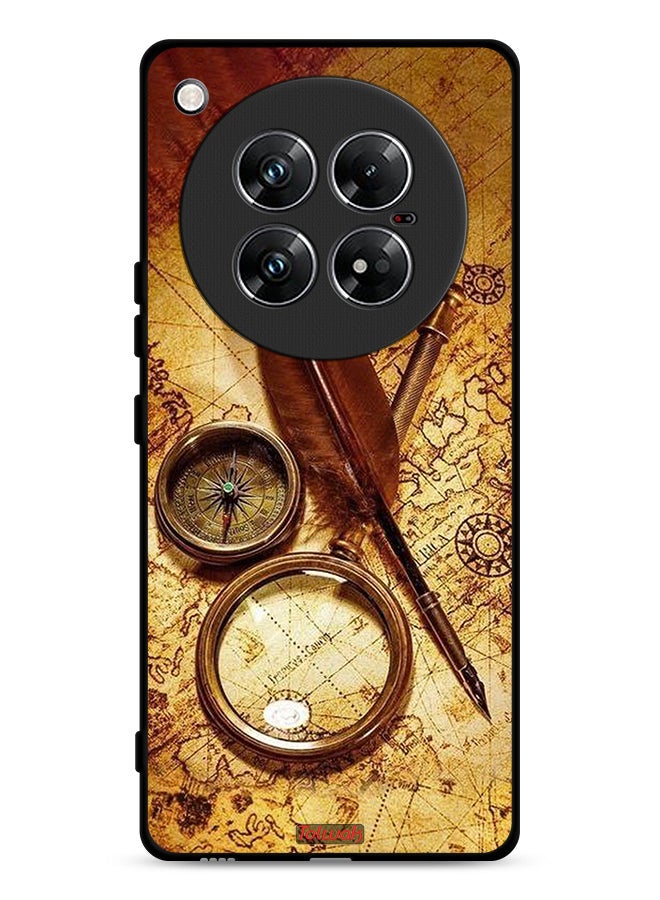 Tolwak Infinix Zero 40 Protective Case Cover Vintage Compass - Image 1
