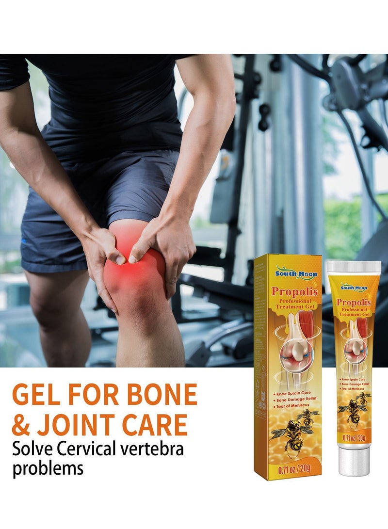 SOUTH MOON Bee Venom Pain Relief Cream Soothing gel, Joint Treatment Cream, Propolis Treatment Gel Soothing Cream, Meniscus Pain Relief Ointment, Relieving Tension and Pain, Joint and Muscle Pain Relief Cream 20g - Image 2