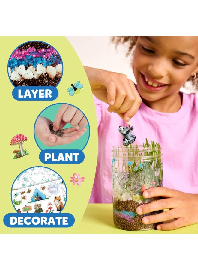 Bukela Creativity for Kids Grow 'N Glow Terrarium Kit - Educational Science Kits, Kids Gifts for Boys and Girls, Craft and STEM Projects (Ages 6+) - Image 4