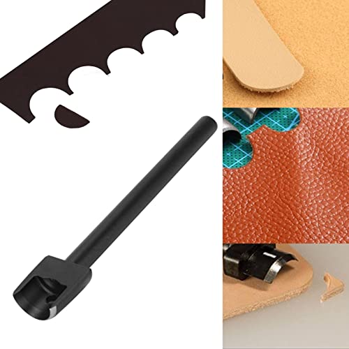 Hilitand Half Round Corner Punch Cutter DIY Leather Craft Tools Leather Semicircle Punch Leather Semicircle Cutter (15mm) - Image 2