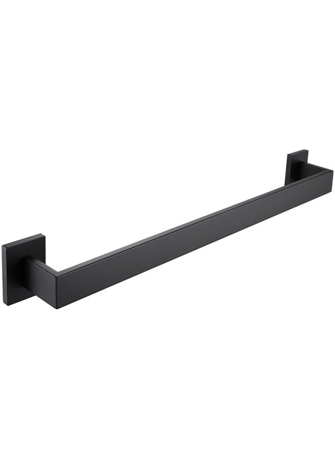 LANC 24 Inch Bath Towel Bar for Bathroom Wall Mounted, Matte Black Towel Hanger Square Towel Rack Stainless Steel Shower Towel Rail Towel Rod Kitchen Lavatory Hand Towel Holder, A8804MB-6P1 - Image 1