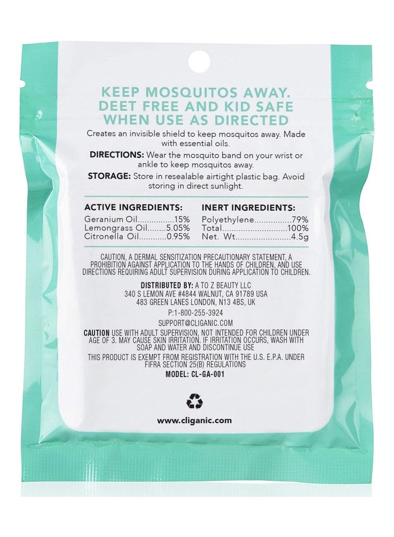 Cliganic Cliganic Mosquito Repellent Bracelets 10 Pack  - Image 3