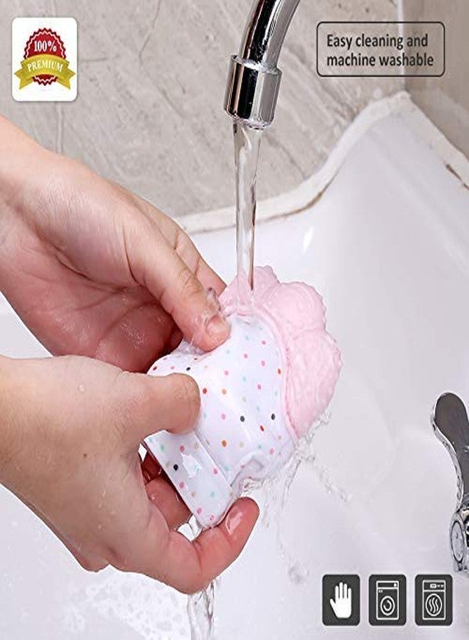 RIOMTRIC Silicone & Wooden Baby Teether & Gloves Toy for New Born Babiesfor 3+ Months | BPA Free Soft Teething Toy | Safe Teether for Infants | Round Shape | Color - Beige (Gloves +Teether Combo) - Image 4