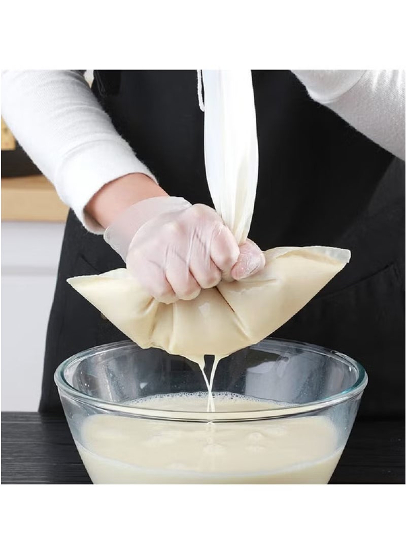 4pcs Food Grade Soy Milk Filter Bags Vegetable juice filter bag, 200Mesh 75Micron 20*30CM Fine Mesh Bag Milk Filter Bag All Purpose Food Strainer Nylon Cheesecloth  - Image 4