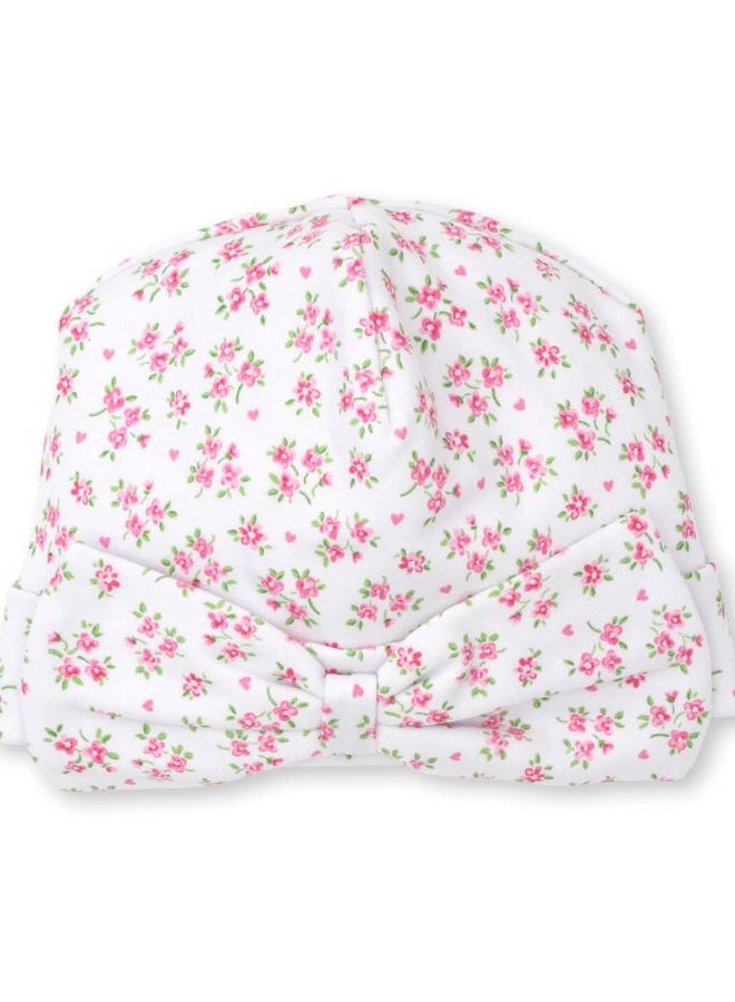 Kissy Kissy Baby-Girls Infant Petite Paradise Pink Print Hat, Pink, Small