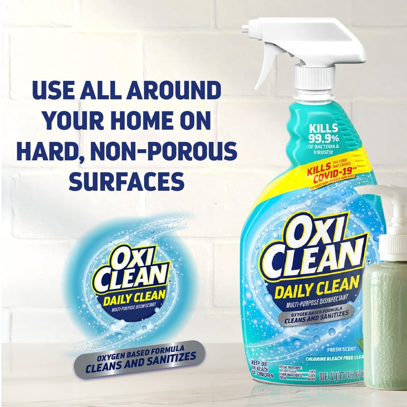 OxiClean Daily Clean Multi-Purpose Disinfectant, 30 oz (Pack of 2) - Image 5
