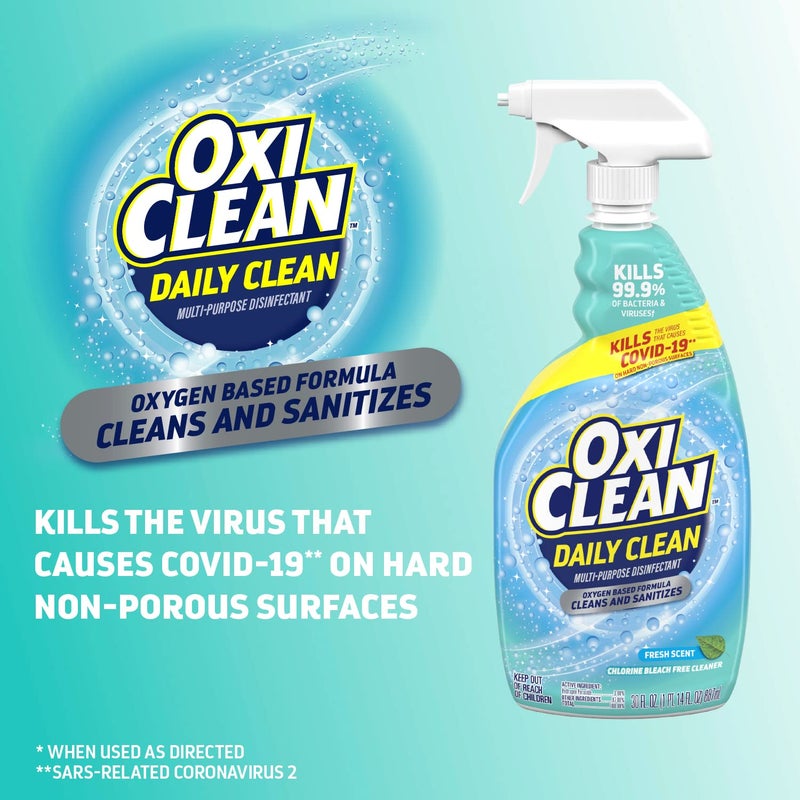 OxiClean Daily Clean Multi-Purpose Disinfectant, 30 oz (Pack of 2) - Image 3