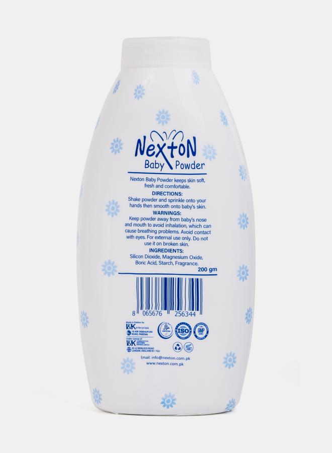 نيكستون بودرة لبشرة الأطفال، لون ابيض - 200 جم - Image 2