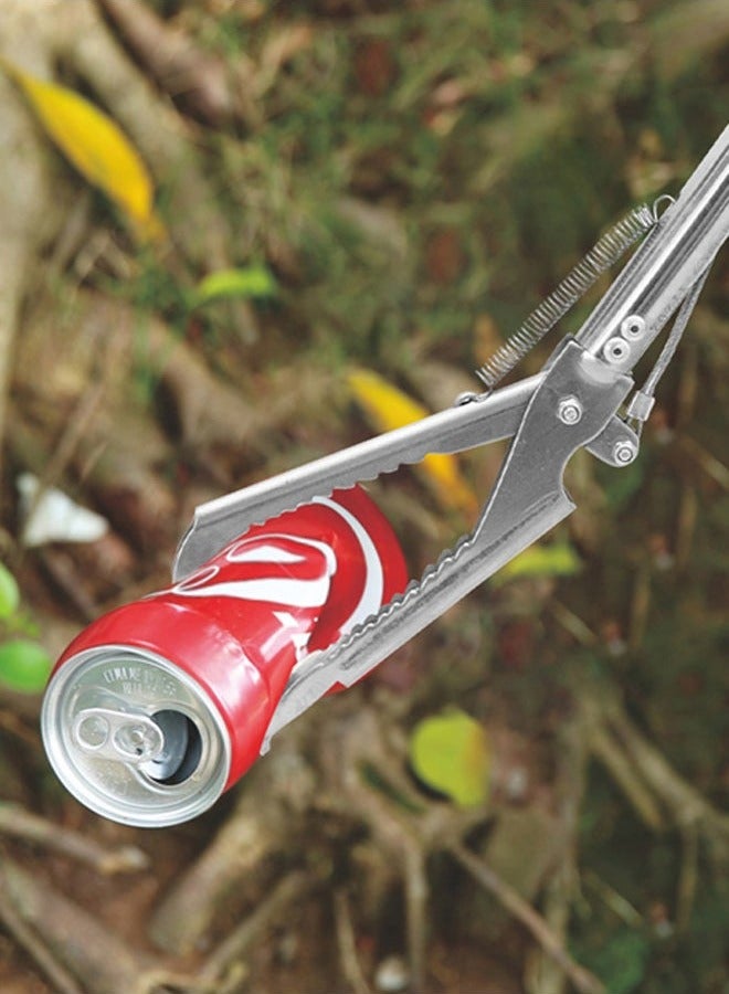 STL Pliers Shaped Tool for Snakes and Waste Reptile Clamp Silver Size 75 Cm - Image 2