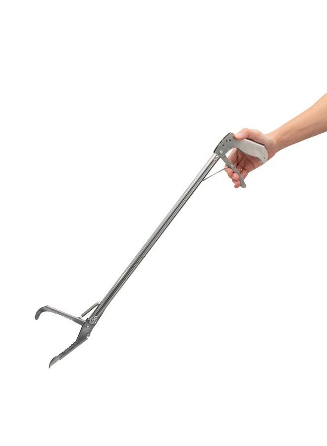 STL Pliers Shaped Tool for Snakes and Waste Reptile Clamp Silver Size 75 Cm - Image 5