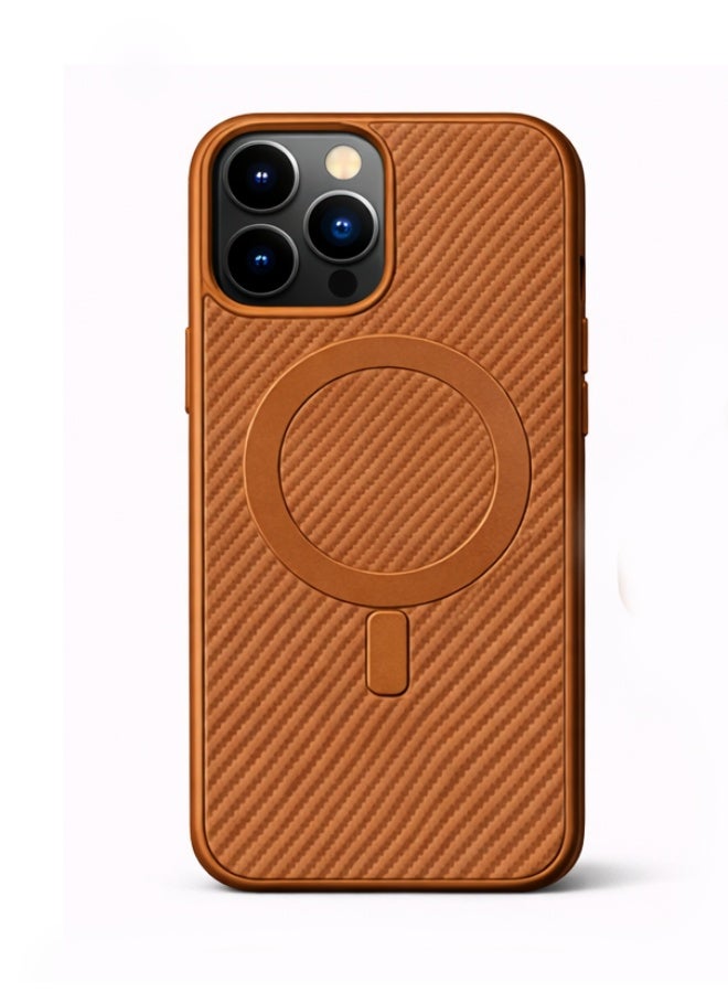 erorex Phone Case Compatible with iPhone 14 Pro Max Premium Matte Protective Cover Carbon Fiber Texture Slim Shockproof MagSafe Compatible - Image 1