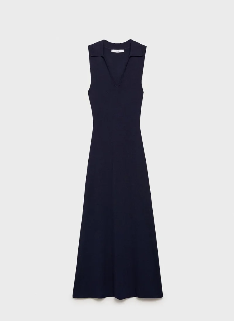 MANGO Sleeveless Knit Dress