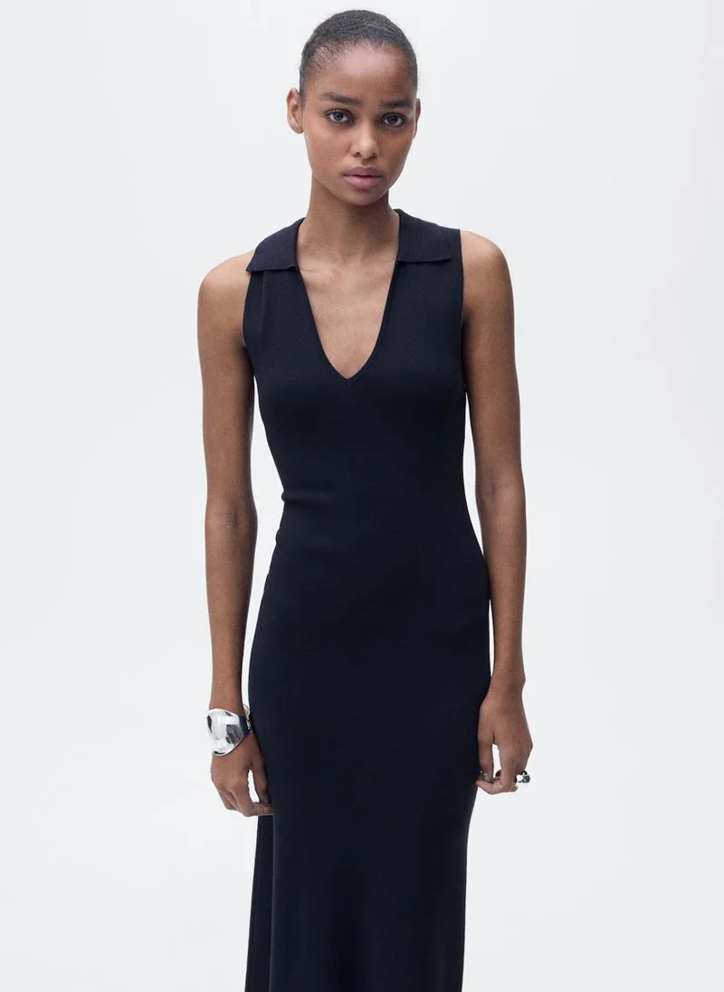 MANGO Sleeveless Knit Dress