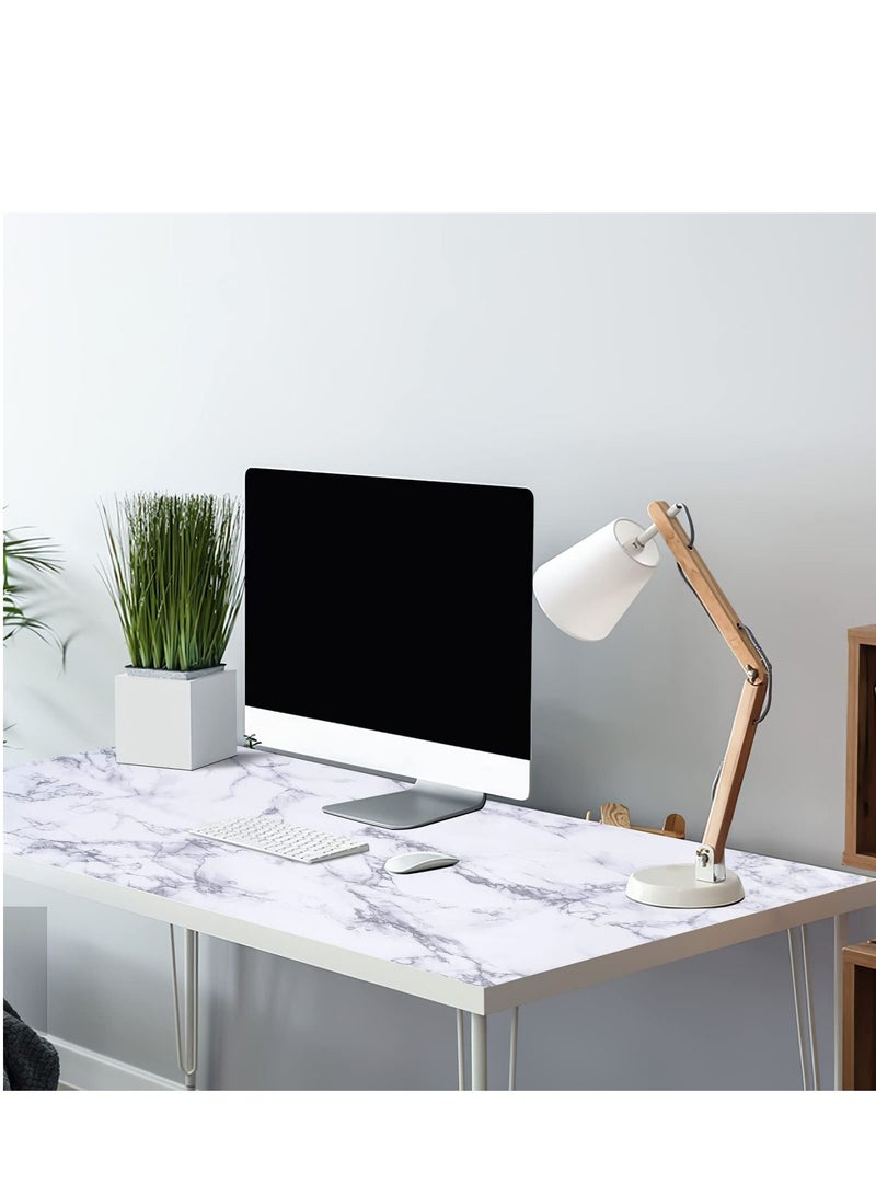 Marble Contact Paper Self Adhesive Wallpaper Waterproof Gloss PVC Vinyl Oil Proof Marble Vinyl Paper for Furniture Cover Surface Countertop Kitchen Shelf Liner (61x300cm) - Image 5