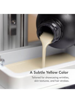Phrozen phrozen 3D Printer Rapid Resin [Aqua-Vanilla 8K], 405nm LCD UV-Curing Standard Photopolymer Resin for Highly Detailed Models, Low Odor Not Smelly Non-Brittle, Works Best with 8K 3D LCD Printer (1KG) 
