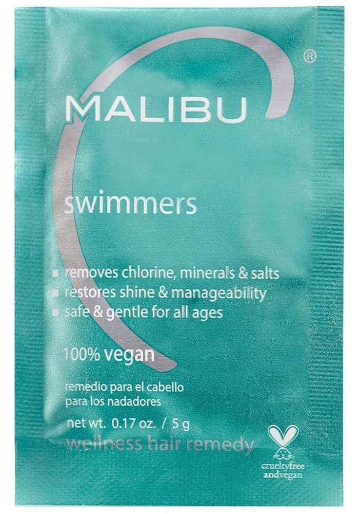 Malibu C Swimmers Wellness Hair Remedy - 5g Pack for Chlorine and Pool Element Protection - Image 1
