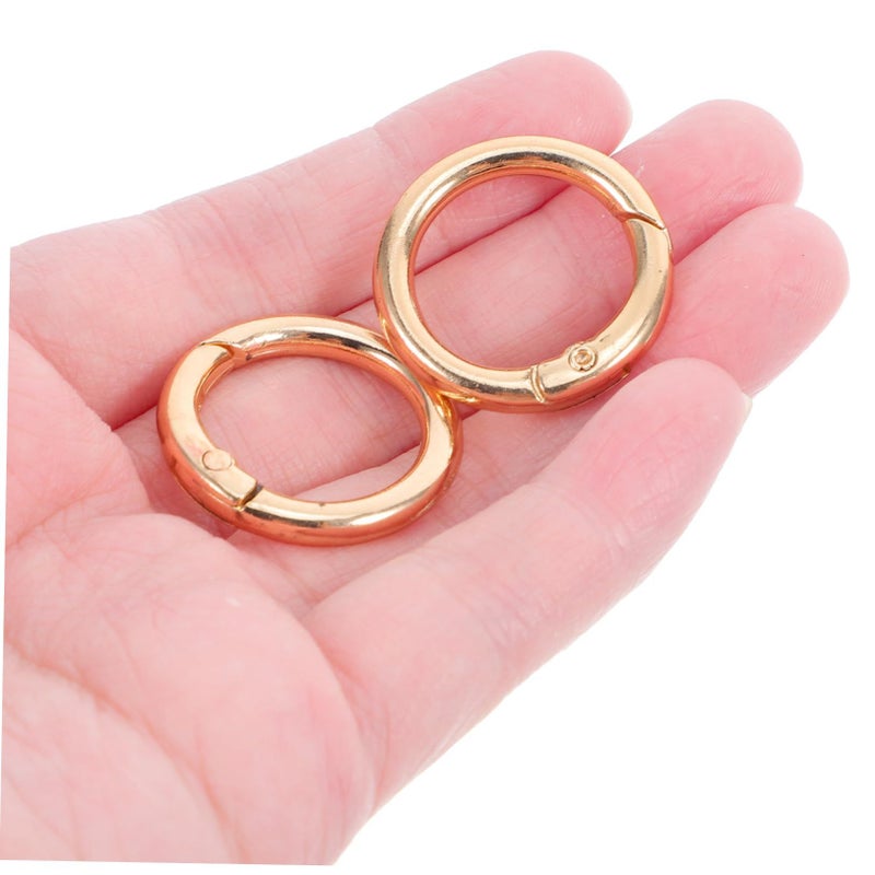 15 Pcs Zinc Alloy Polished Plated Keychain Clasps For Jewelry Making Craft Supplies Easy Open Close Durable Design - Image 5