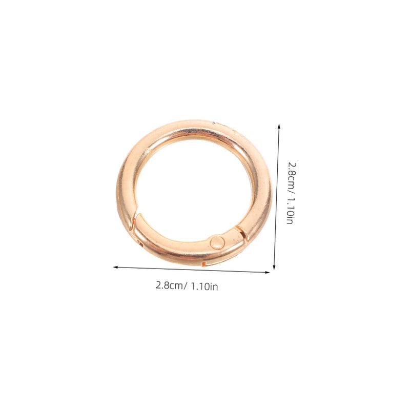 15 Pcs Zinc Alloy Polished Plated Keychain Clasps For Jewelry Making Craft Supplies Easy Open Close Durable Design - Image 3