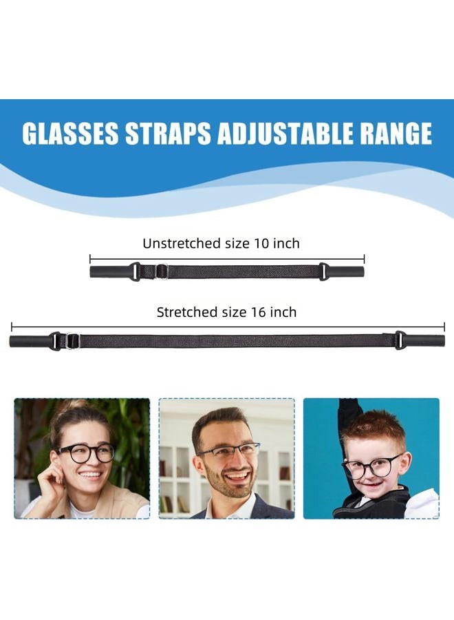 Enenfly Adjustable Glasses Straps - 3 Pcs No Tail Adjustable Eyewear Retainer Glasse Strap, Eyeglasses Straps, Sunglasses Straps - Image 2
