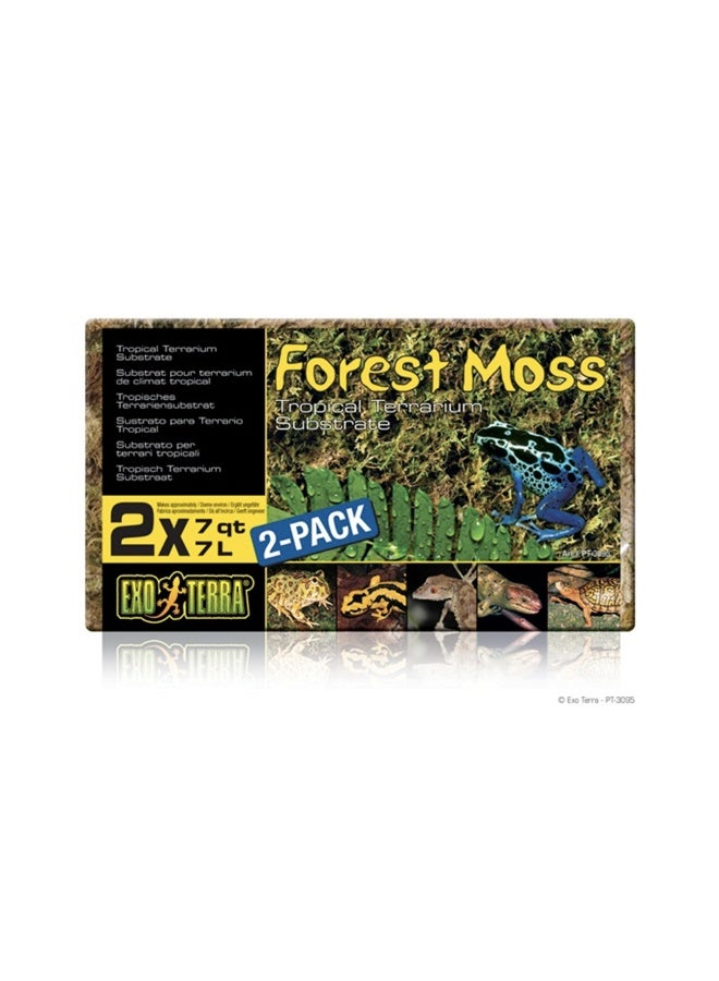 Exo Terra Forest Moss 2-pack - 2 x 7 Liters