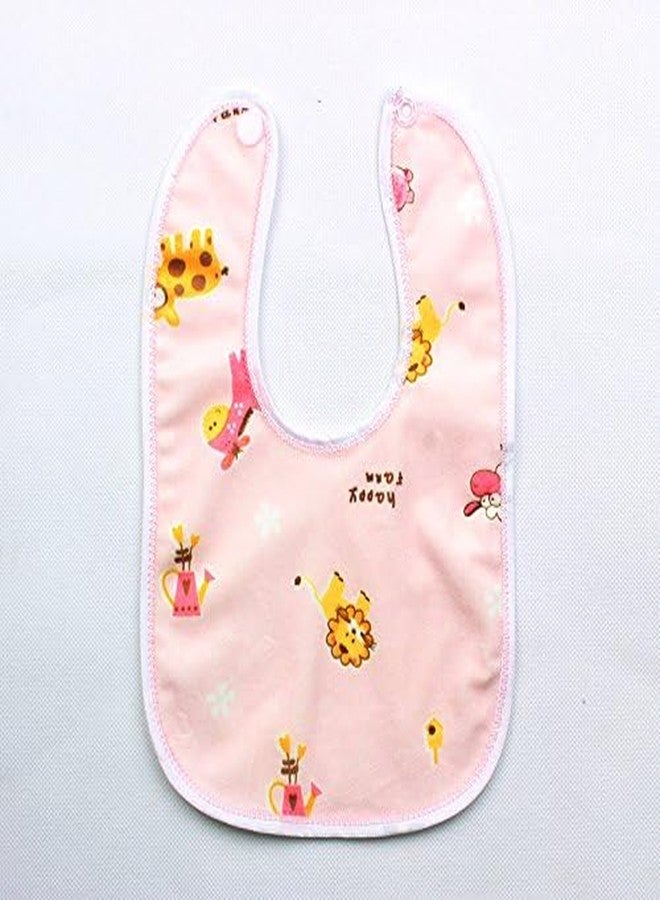 Chopchi Waterproof Spill Resistant Bibs, Baby Apron With Bib, Baby Bibs For 6 to 12 Months, Fastdry Bibs, Soft Cotton Bib (Set of 3) - Image 2